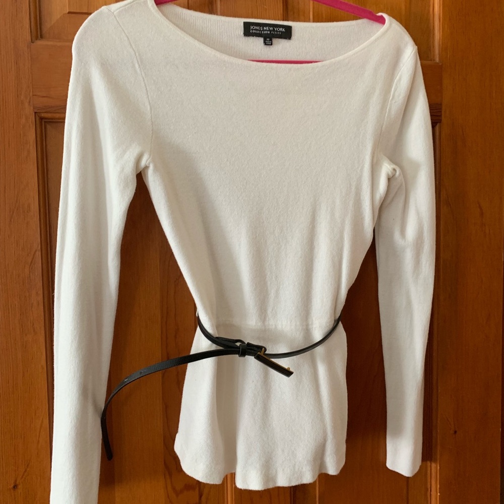Peplum sweater